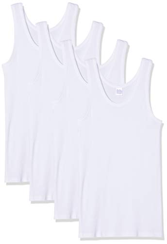 Abanderado Camisetas Tirantes Algodón Ropa Interior, Blanco (Blanco 001), XL para Hombre
