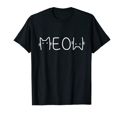 Miau gato gato gato amante gato animal regalo Camiseta