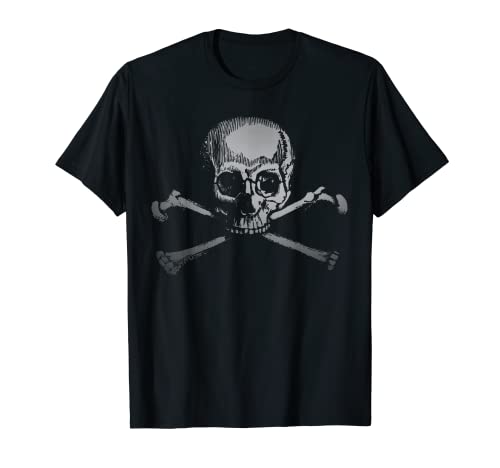 Camiseta pirata con calavera y huesos cruzados Camiseta