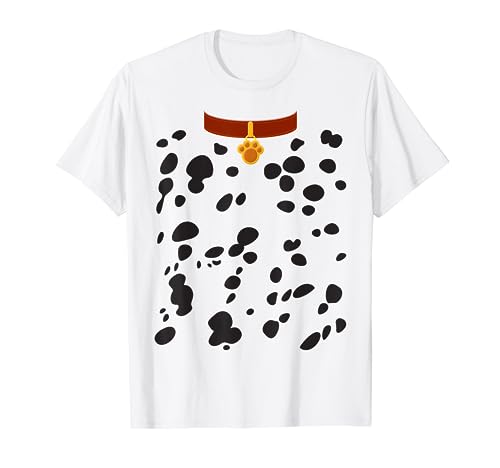 Disfraz de dálmata para perro, diseño de lunares de dálmata para Halloween Camiseta