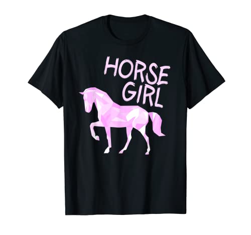 Horse Girl Caballo Equitacion Hípica Ecuestre Mujer Niña Camiseta