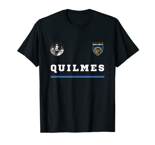 Quilmes Sports/Fútbol Bandera Nacional Orgullo Regalo Recuerdo Camiseta