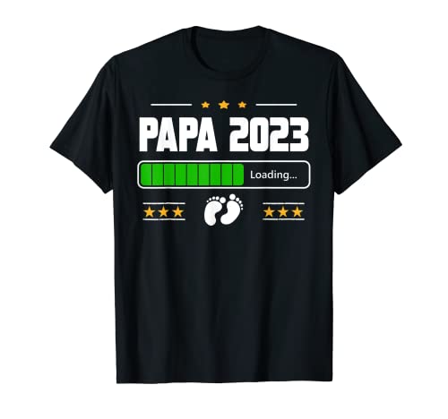 Hombre Futuro Papa 2023 Futuro Padre 2023 Festa del Papa Regalo Camiseta