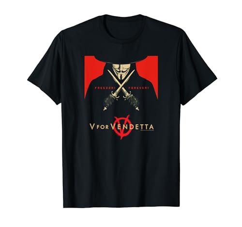 V for Vendetta Freedom Forever Camiseta