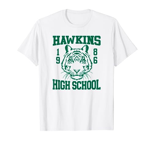 Stranger Things 4 Hawkins High School Green Logo...