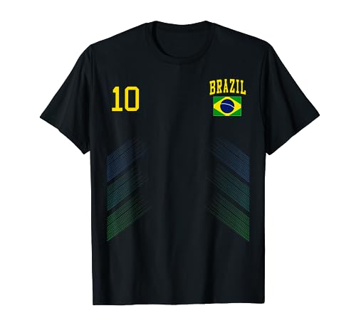 Brasil Soccer Fan Jersey Bandera Brasileña Amante del Fútbol Camiseta