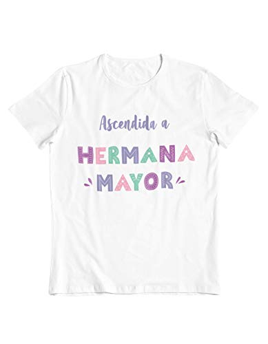 Camiseta Niña Hermana Mayor Regalo Nacimiento Original
