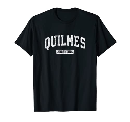 Quilmes Argentina Diseño Deportivo Vintage Camiseta
