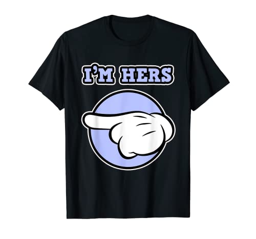 Diseño de pareja de San Valentín para hombres - I'm Hers Camiseta