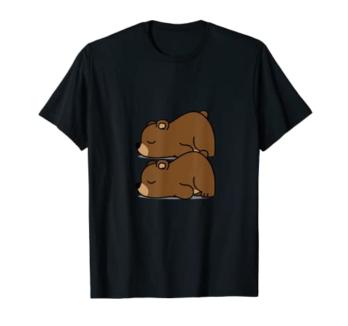 Pareja oficial de pijamas de osos Camiseta