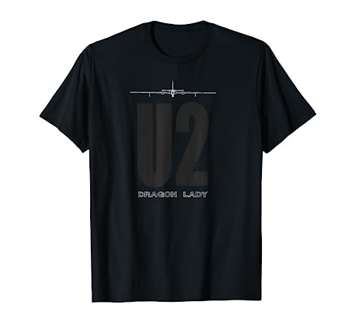 U2 - Dragon Lady Spy Avión Camiseta