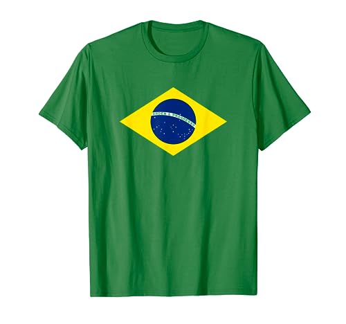 Bandera brasileña, brasil Camiseta