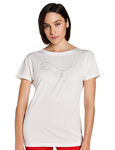 PUMA Camiseta de Gato Favorita del Tren Blanco, S para Mujer
