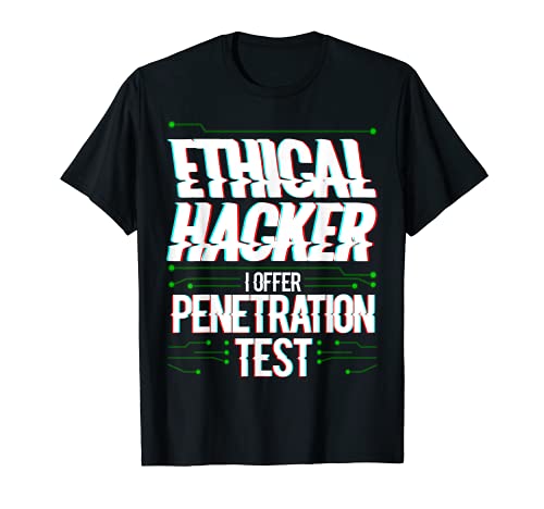 Regalo Para Hacker Ético Sombrero Blanco Ciberseguridad Camiseta