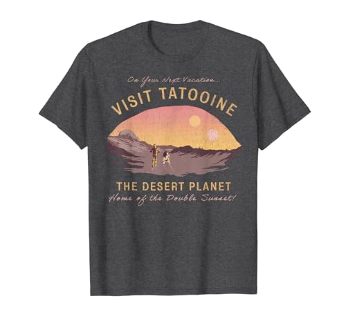 Star Wars Visit Tatooine The Desert Planet Camiseta