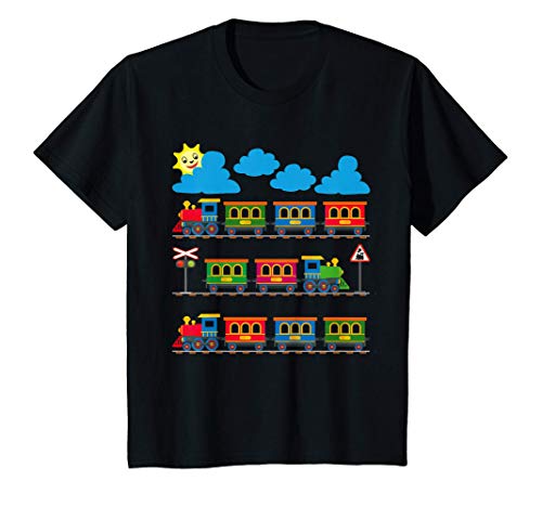 Niños Pequeños trenes de colores | osos de peluche de juguete Camiseta