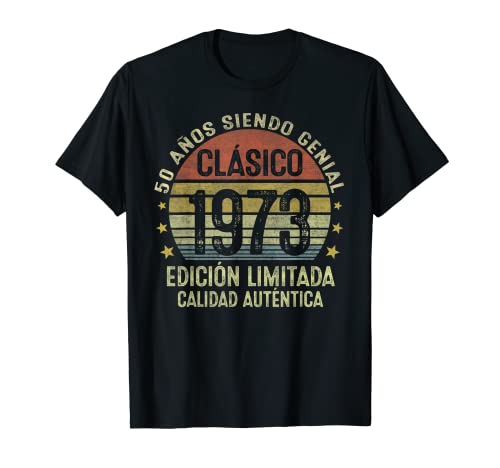 Clásico 1973 Hecho En 1973 50 Años Cumpleaños Regalo Hombre Camiseta
