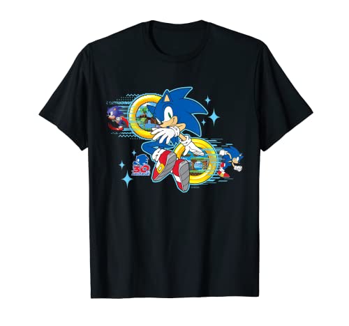 30 Aniversario de Sonic the Hedgehog Camiseta