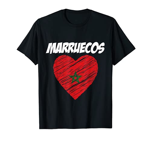 Marruecos Bandera Yo amo shirt flag Camiseta