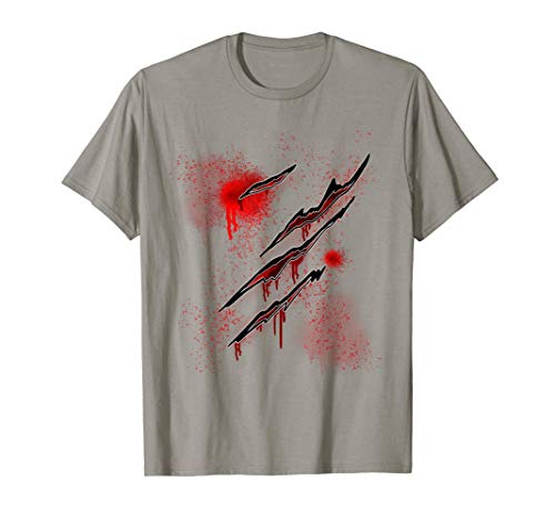 Disfraz de corte de sangre de herida divertida Halloween Camiseta