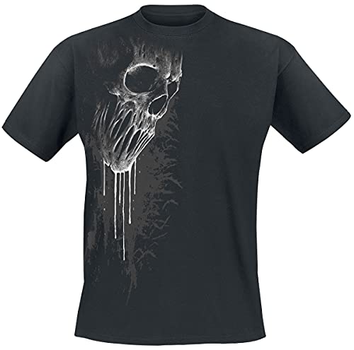 Spiral Bat Curse Hombre Camiseta Negro M 100% algodón Regular