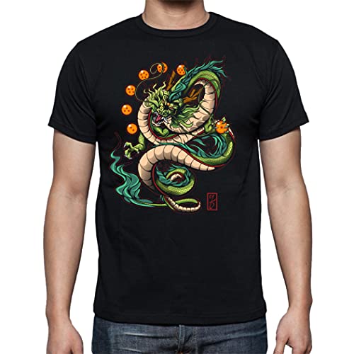 the Fan Tee Camiseta de Hombre Dragon Ball Goku Bola de Dragon Z Super Vegeta 173 M