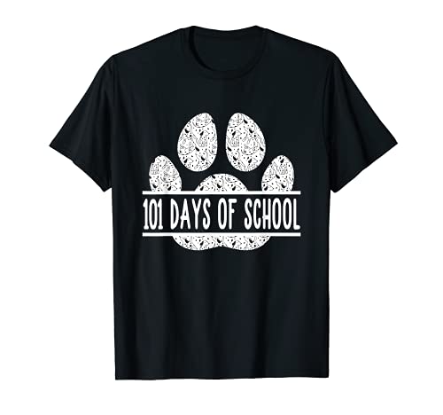 101 días de escuela divertido dálmata perro maestros niños regalo Camiseta