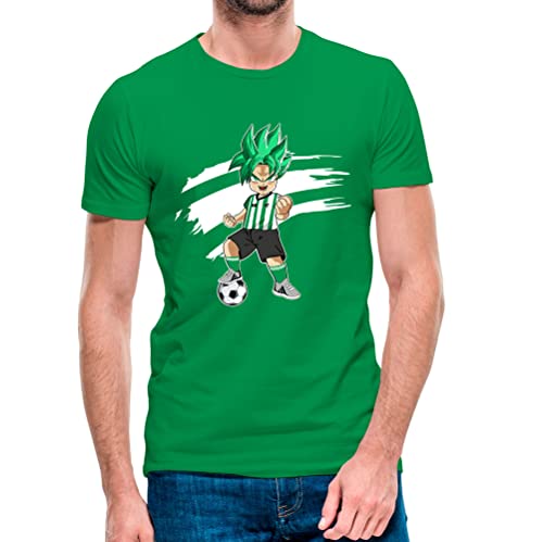 Camiseta de Manga Corta Goku Betis 22-23 (11- Camiseta Talla S)(Verde Manga Corta)