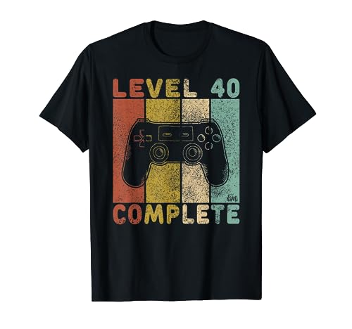 Camiseta Gamer 40 Cumpleaños Regalo Para Hombres 40 Años Camiseta