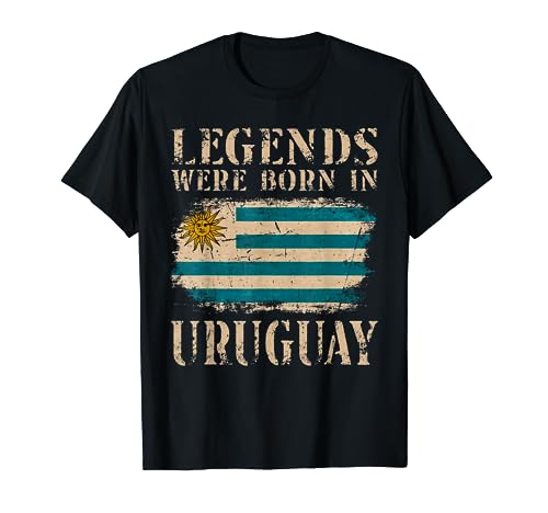 Las Leyendas De La Bandera Uruguaya De Diseño Vintage Camiseta