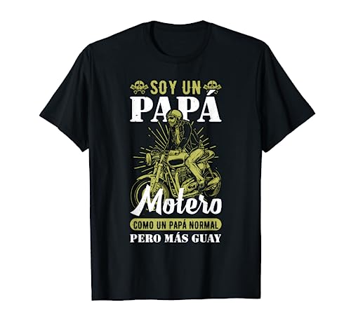 Camiseta Para Papá Padre Motero Motorista Guay Abuelo Camiseta