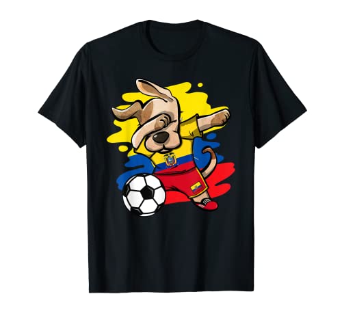 Dabbing Dog Ecuador Fans del fútbol Jersey Ecuador Fútbol Ecuatoriano Camiseta