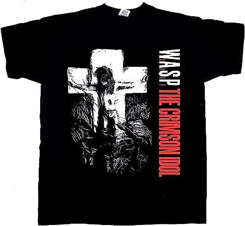 wedding W.A.S.P. Crimson Idol Heavy Metal Band Wasp Twisted Sister Men T Shirt Camisetas y Tops(Medium)