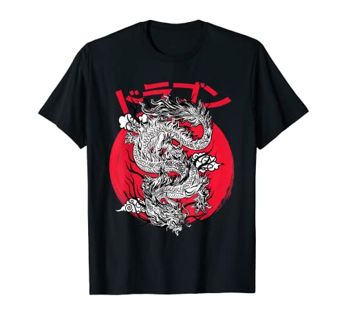 Estética japonesa Símbolo del Dragón Kanji...