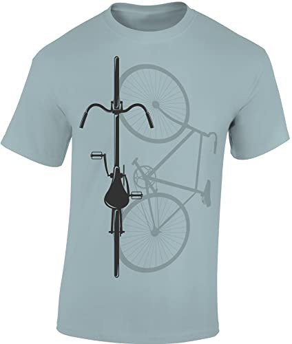 Camiseta de ciclismo para hombre: Bike Shadow – Camisetas deportivas para hombre – Accesorios para bicicleta de carretera, Ice Blue Bike Shadow, M