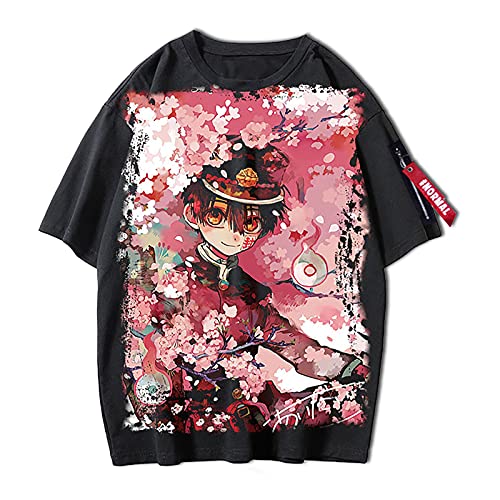 westtrend Camiseta con Estampado de Toilet-Bound Hanako-kun de Anime,Camiseta Holgada cómoda de Manga Corta con Cuello Redondo,Camisetas para Hombres y Mujeres